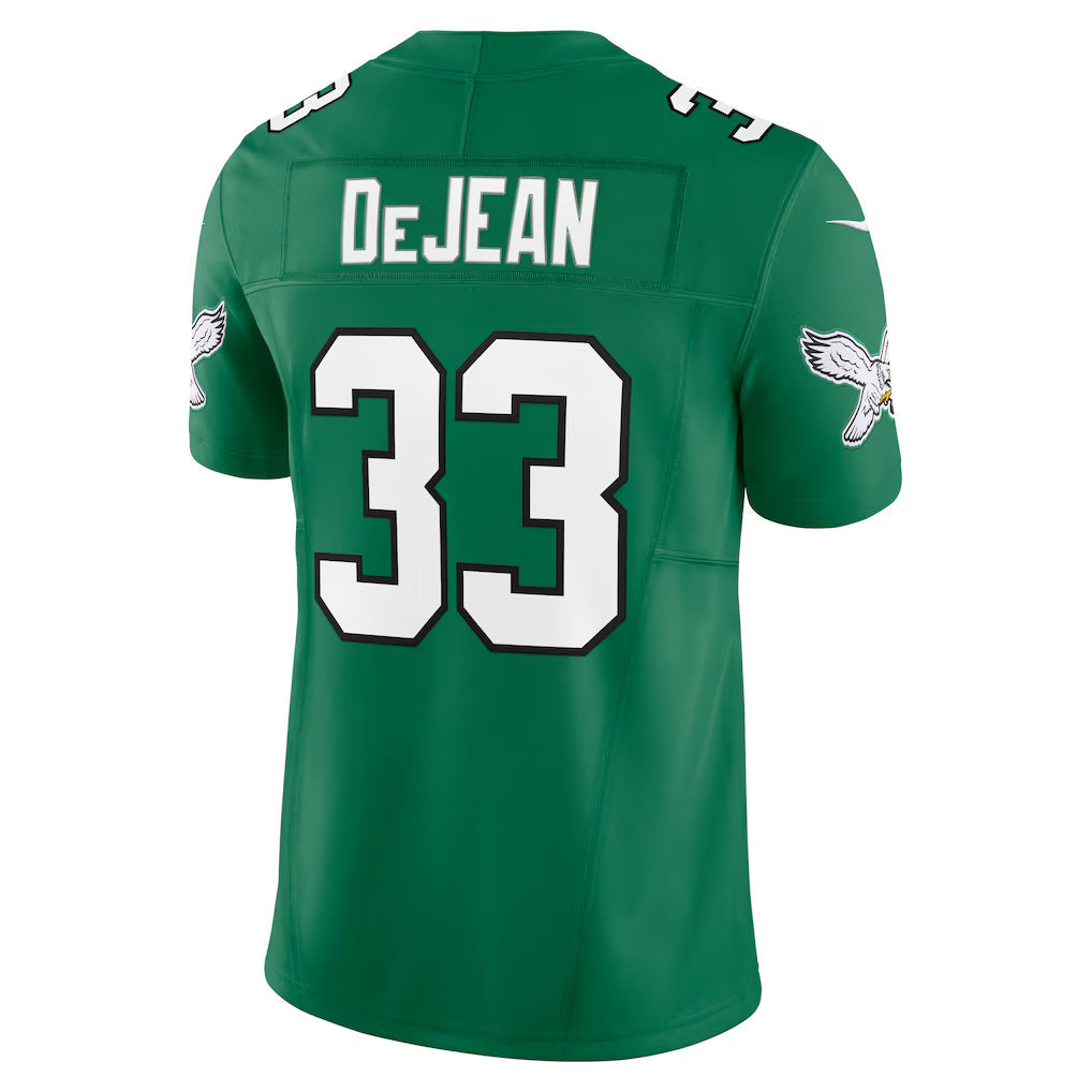 Cooper DeJean Philadelphia Eagles NFL Nike Men Kelly Green Vapor F.U.S.E. Limited Jersey product image 1, provided for