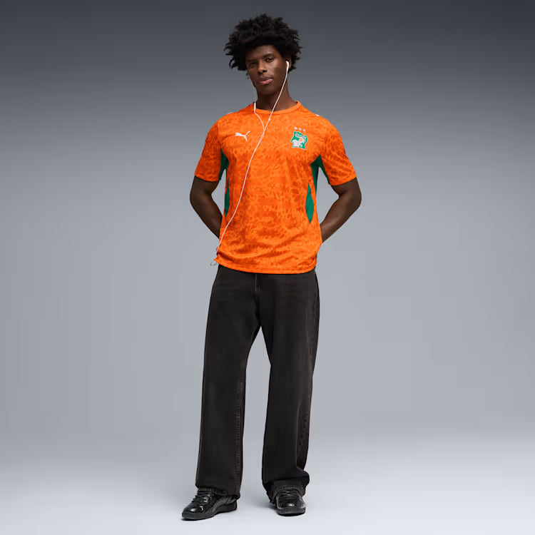 Côte d'Ivoire National Team FIFA Puma Men Orange 2026 Home Replica Jersey product image 4, provided for visual reference and