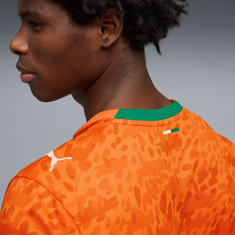 Côte d'Ivoire National Team FIFA Puma Men Orange 2026 Home Replica Jersey product image 6, provided for visual reference and