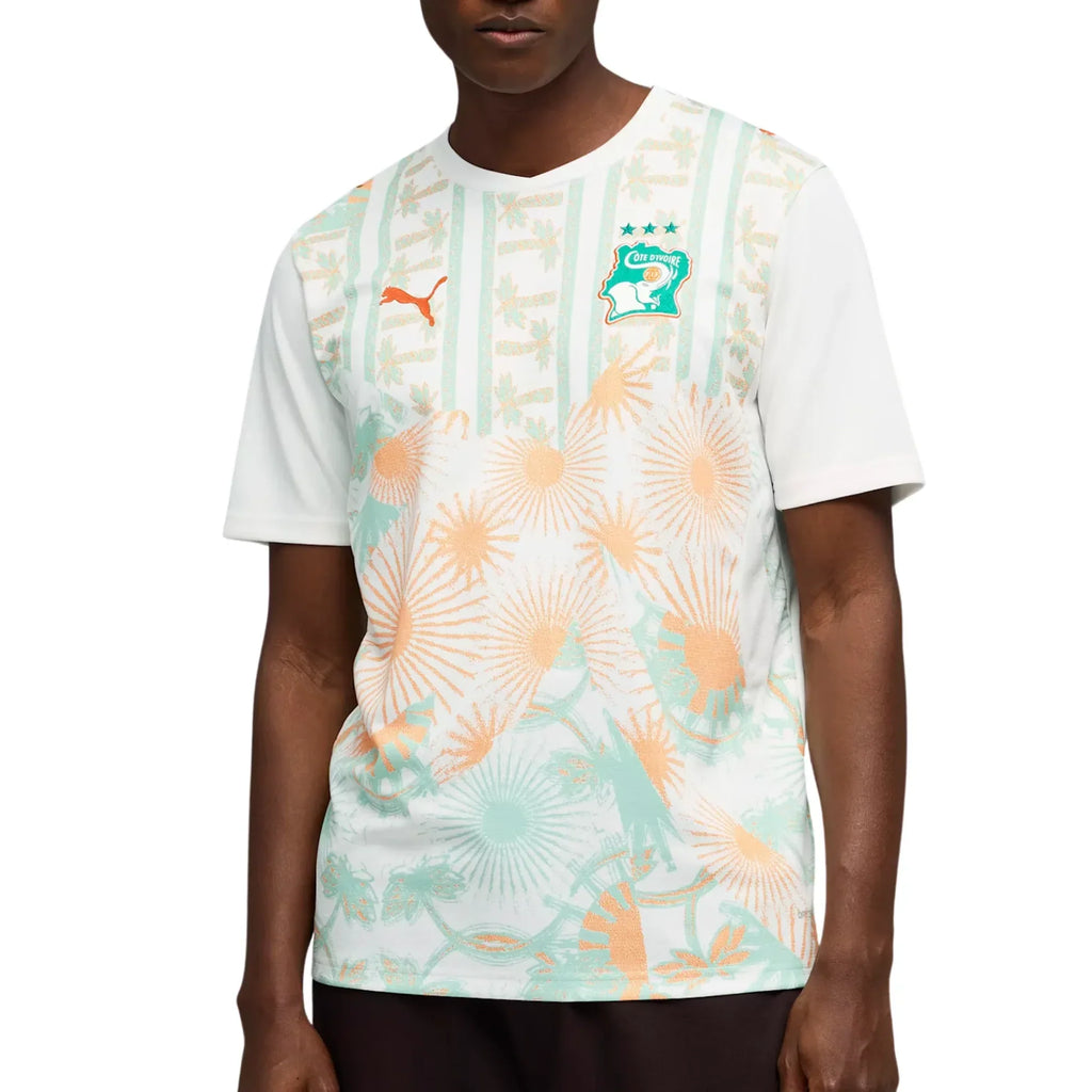 Côte d'Ivoire National Team FIFA Puma Men White 2026 Away Replica Jersey product image 3, provided for visual reference and