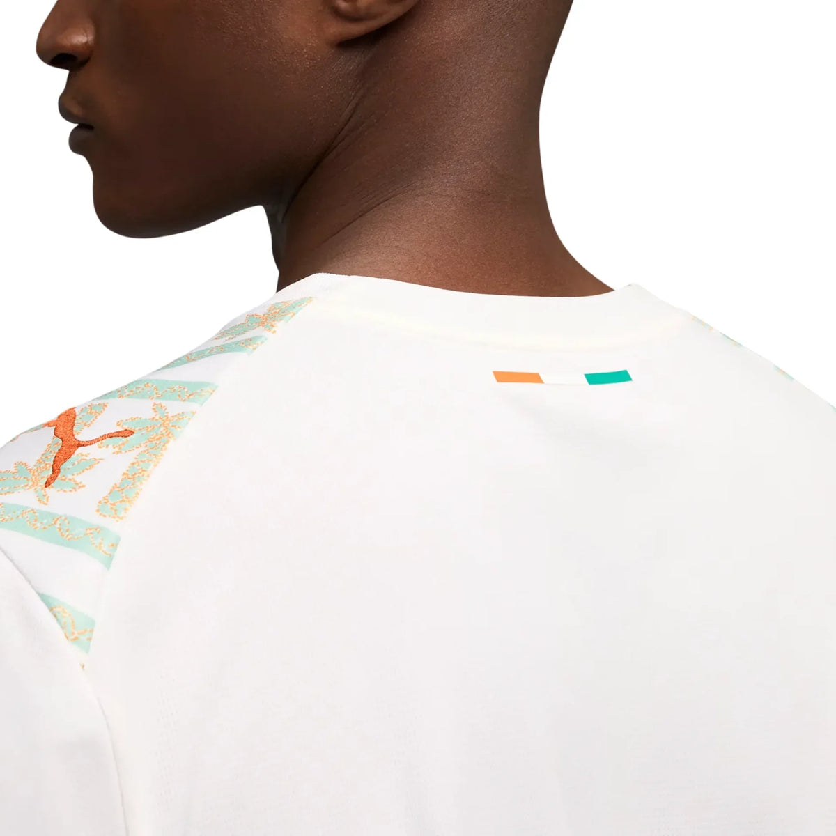 Côte d'Ivoire National Team FIFA Puma Men White 2026 Away Replica Jersey product image 5, provided for visual reference and
