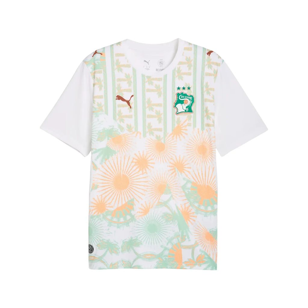 Côte d'Ivoire National Team FIFA Puma Men White 2026 Away Replica Jersey product image 1, provided for visual reference and