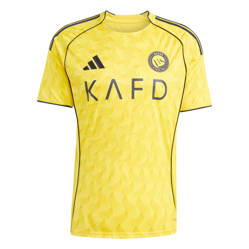 Cristiano Ronaldo Al Nassr FC SPL Adidas Men Yellow 2025/26 Replica Home Jersey product image 2, provided for visual