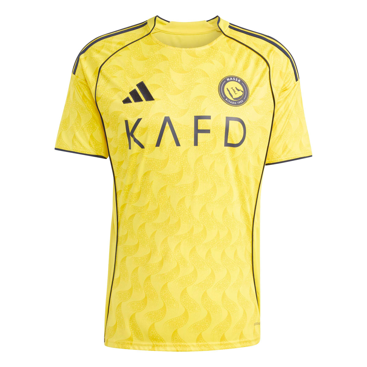 Cristiano Ronaldo Al Nassr FC SPL Adidas Men Yellow 2025/26 Replica Home Jersey product image 2, provided for visual