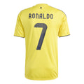 Cristiano Ronaldo Al Nassr FC SPL Adidas Men Yellow 2025/26 Replica Home Jersey product image 1, provided for visual