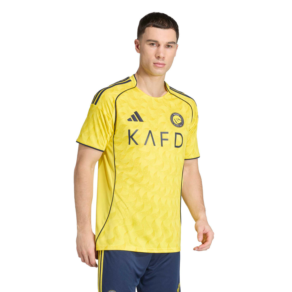 Cristiano Ronaldo Al Nassr FC SPL Adidas Men Yellow 2025/26 Replica Home Jersey product image 5, provided for visual
