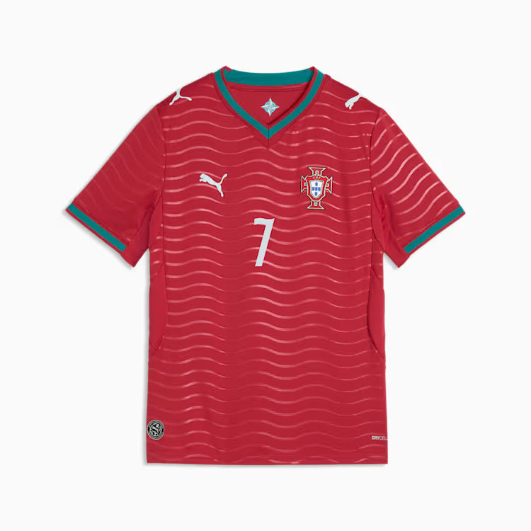 Cristiano Ronaldo Portugal National Team FIFA Puma Youth Red 2026/27 Replica Jersey product image 2, provided for visual