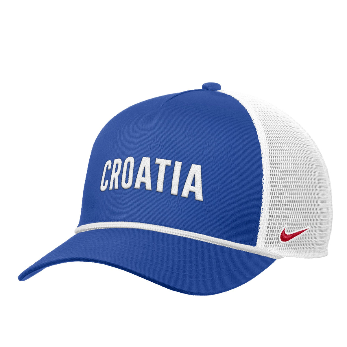 Croatia National Team FIFA Nike Men Royal Blue Rise Rope Trucker Adjustable Hat product image 1, provided for visual
