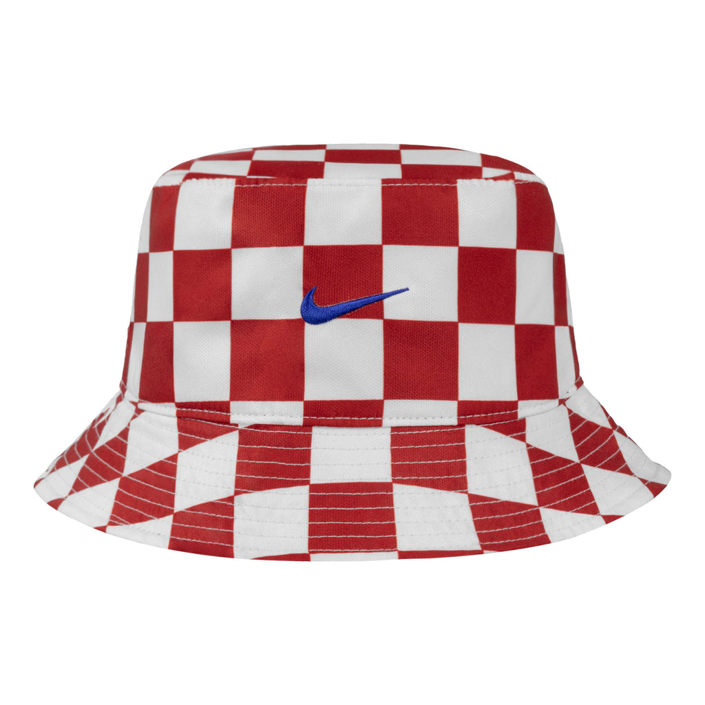 Croatia National Team FIFA Nike Men White Reversible Apex Bucket Hat product image 2, provided for visual reference and