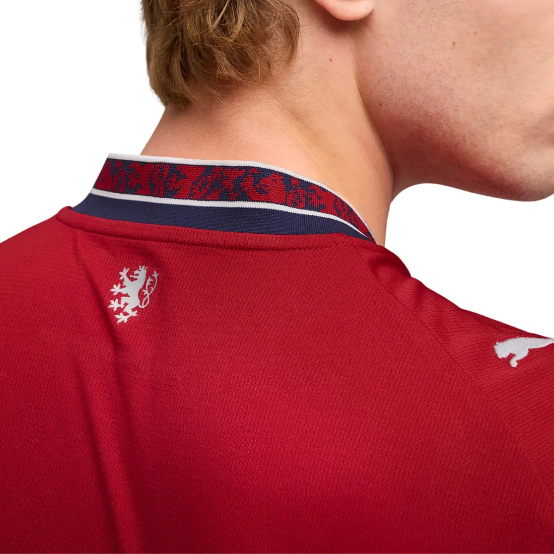 Czechia National Team FIFA Puma Men Red 2026 Home Replica Jersey product image 5, provided for visual reference and product