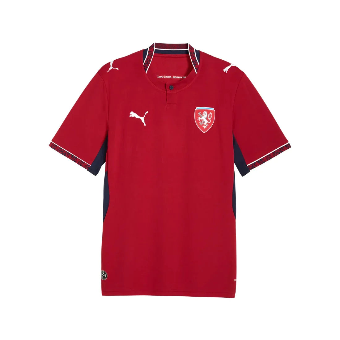 Czechia National Team FIFA Puma Men Red 2026 Home Replica Jersey product image 1, provided for visual reference and product