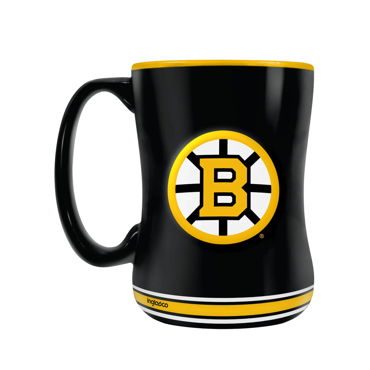 Boston Bruins NHL TSV 14oz Black Sculpted Mug product image 3, provided for visual reference and product detail review