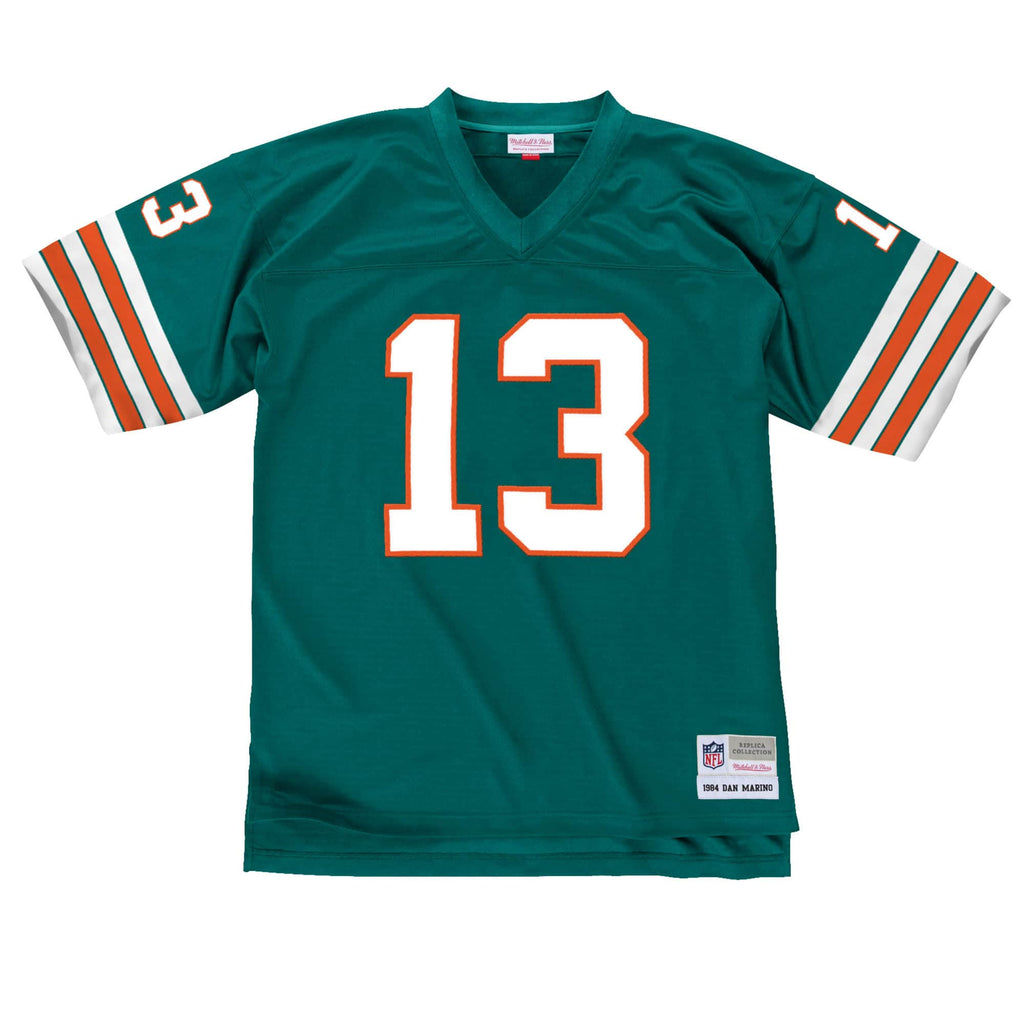 Dan Marino Miami Dolphins NFL Mitchell & Ness Men Aqua 1984 Legacy Replica Jersey product image 2, provided for visual