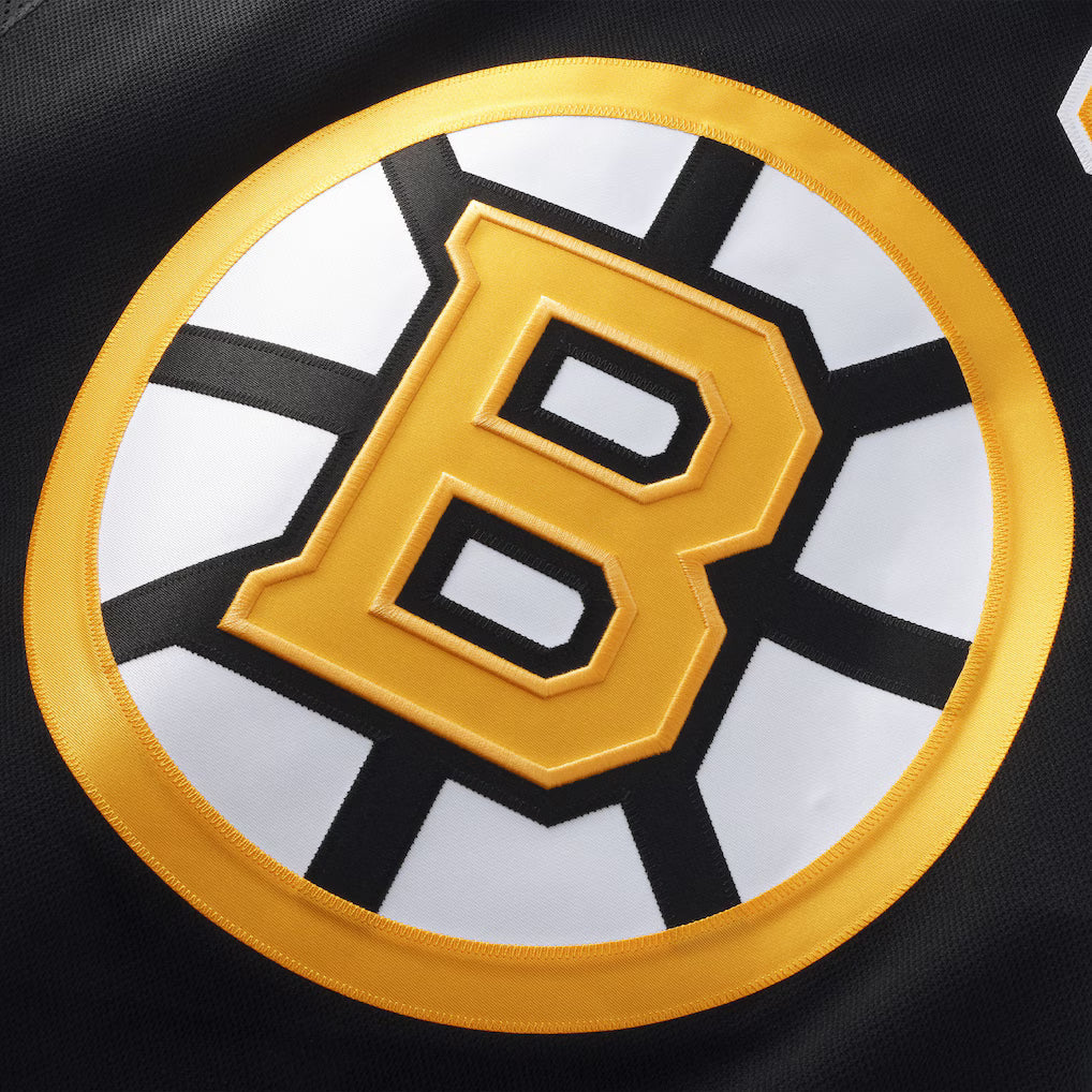David Pastrnak Boston Bruins NHL Fanatics Branded Men Black Centennial Premium Jersey product image 4, provided for visual