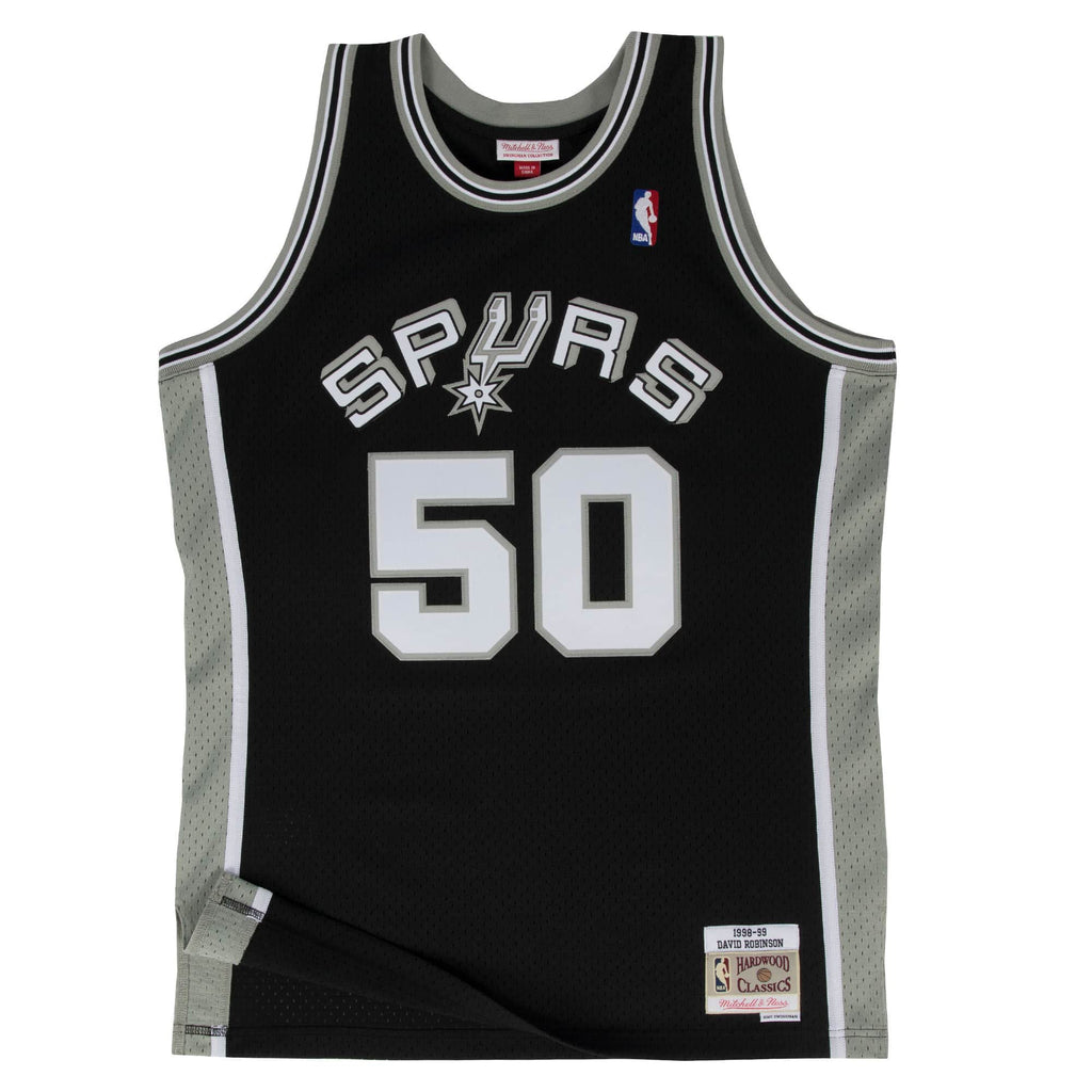 David Robinson San Antonio Spurs NBA Mitchell & Ness Men Black 1998-99 Hardwood Classics Swingman Jersey product image 2,
