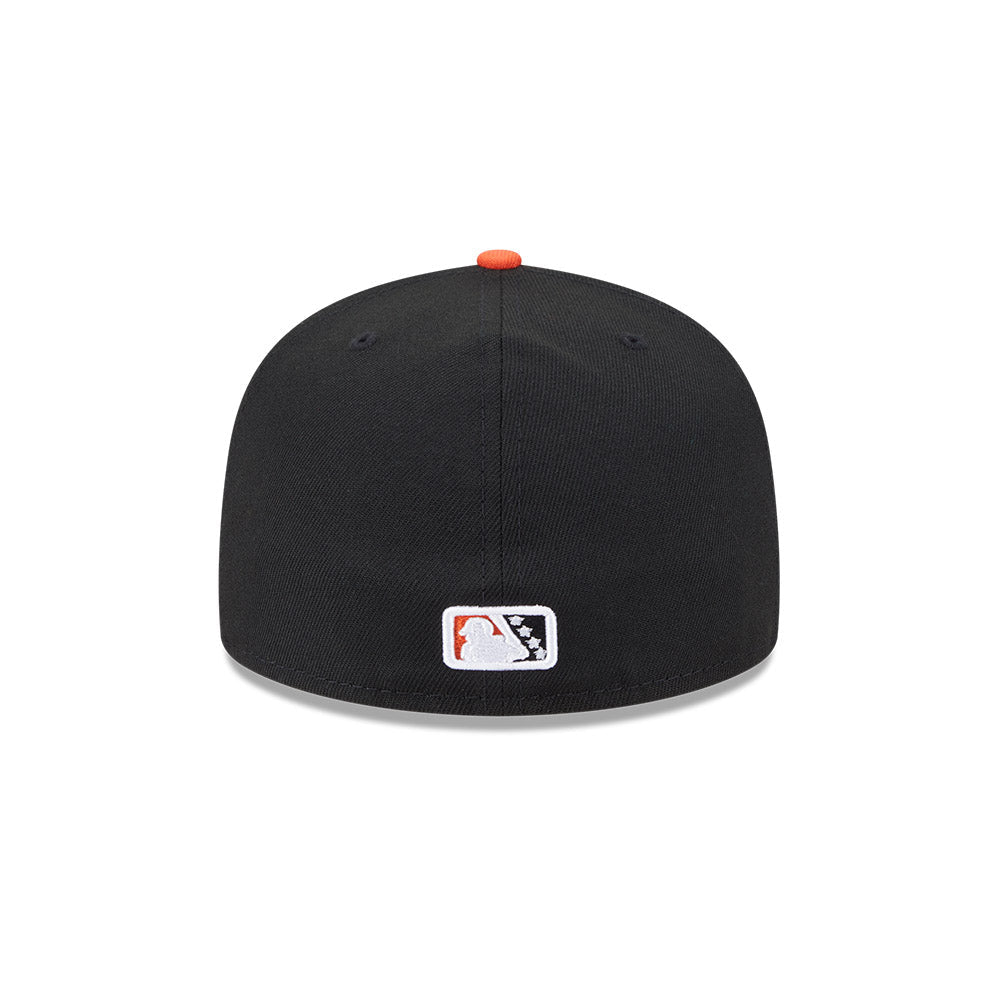 Dayton Dragons MiLB New Era Men Black/Orange 59Fifty Alternate Authentic Collection Fitted Hat product image 2, provided for