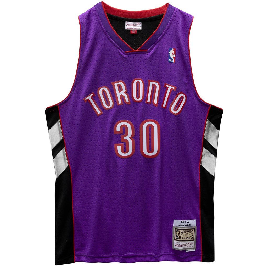 Dell Curry Toronto Raptors NBA Mitchell & Ness Men Purple 1999-00 Hardwood Classics Swingman Jersey product image 2,