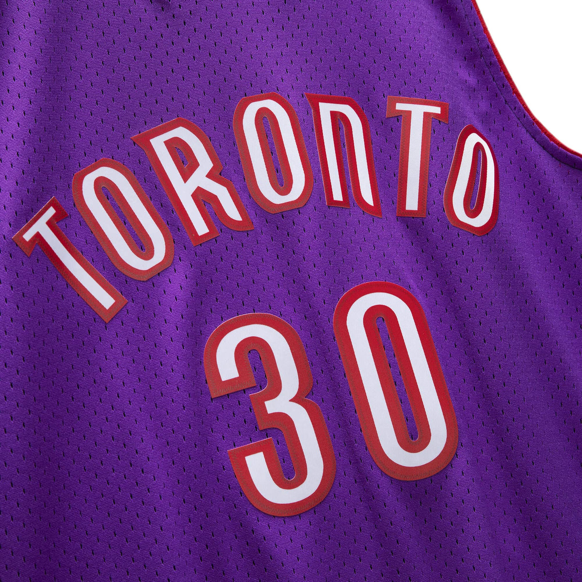Dell Curry Toronto Raptors NBA Mitchell & Ness Men Purple 1999-00 Hardwood Classics Swingman Jersey product image 3,