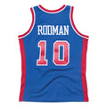 Dennis Rodman Detroit Pistons NBA Mitchell & Ness Men Royal Blue 1988-89 Hardwood Classics Swingman Jersey product image 1,