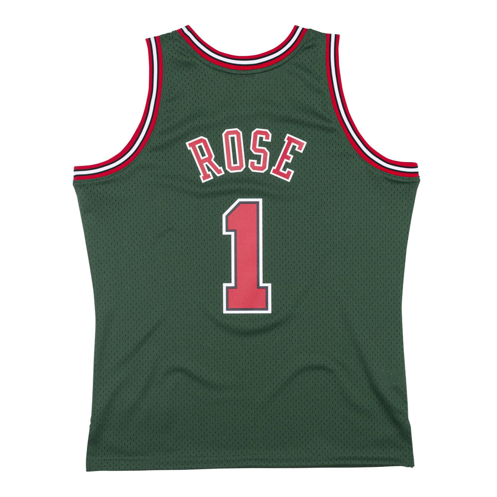 Derrick Rose Chicago Bulls NBA Mitchell & Ness Men Dark Green 2008-09 Hardwood Classics Swingman Jersey product image 1,
