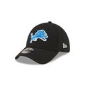 Detroit Lions NFL New Era Men Black 39Thirty Team Classic Stretch Fit Hat product image 1, provided for visual reference and