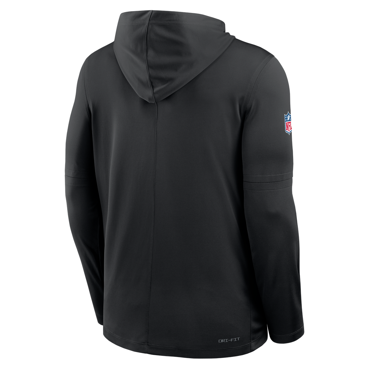 Detroit Lions NFL Nike Men Black Spark Sideline Dri-FIT Lightweight Long Sleeve Hoodie product image 2, provided for visual