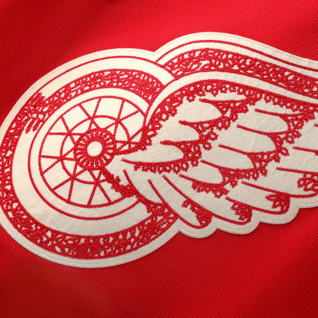 Detroit Red Wings NHL Fanatics Branded Men Red Centennial Premium Jersey product image 5, provided for visual reference and