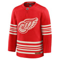 Detroit Red Wings NHL Fanatics Branded Men Red Centennial Premium Jersey product image 1, provided for visual reference and