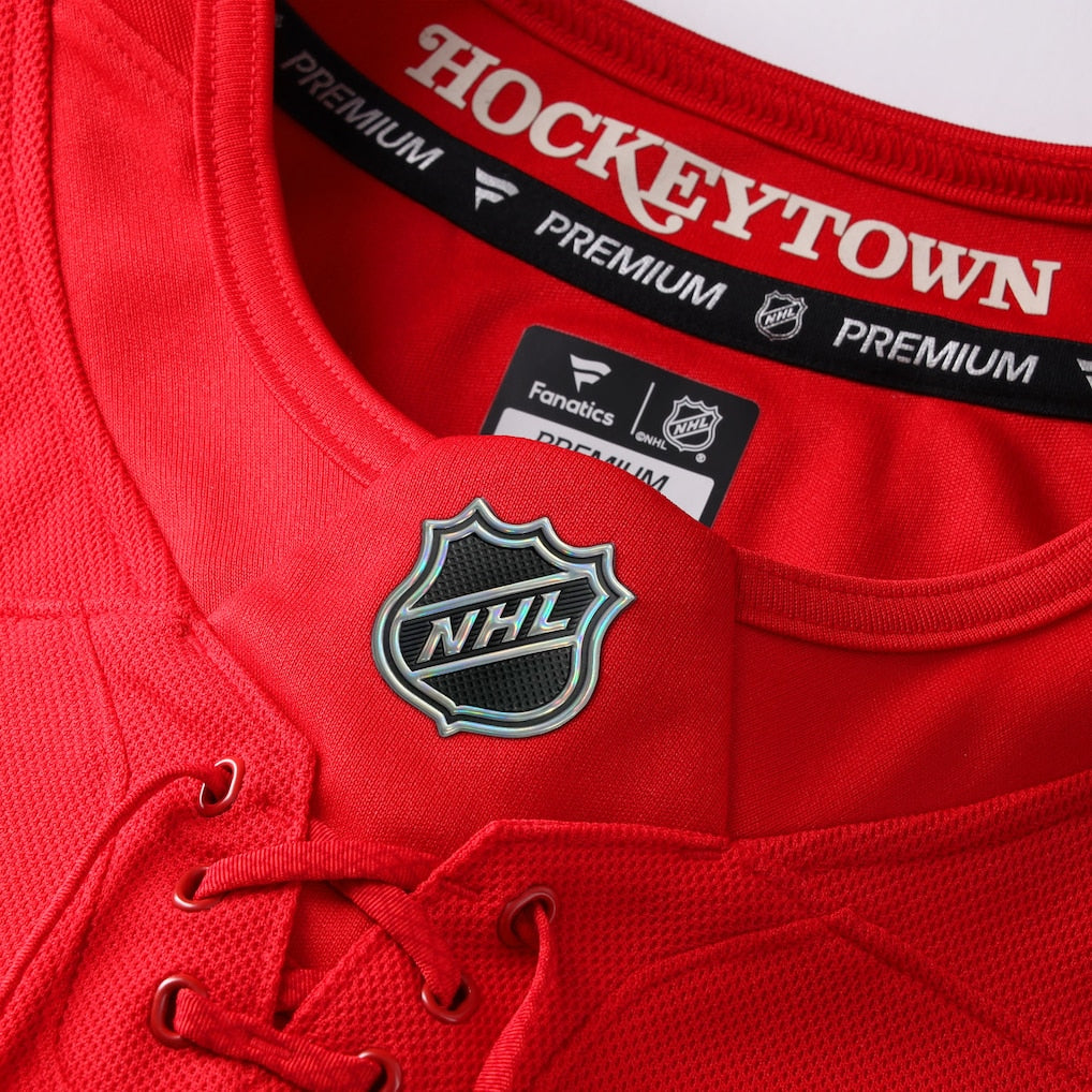 Detroit Red Wings NHL Fanatics Branded Men Red Centennial Premium Jersey product image 4, provided for visual reference and