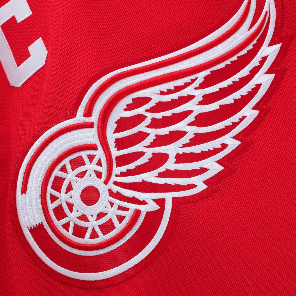 Detroit Red Wings NHL Fanatics Branded Men Red Home Premium Jersey product image 4, provided for visual reference and