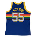 Dikembe Mutombo Denver Nuggets NBA Mitchell & Ness Men Royal Blue 1991-92 Hardwood Classics Swingman Jersey product image 1,