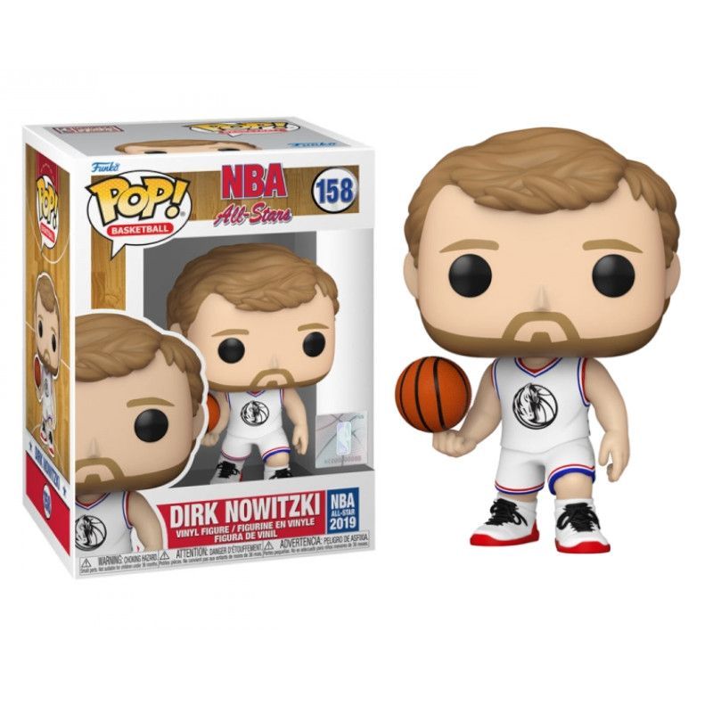 Dirk Nowitzki NBA Funko POP Legends 2019 All Star Uniform Vinyl Figure product image 1, provided for visual reference and