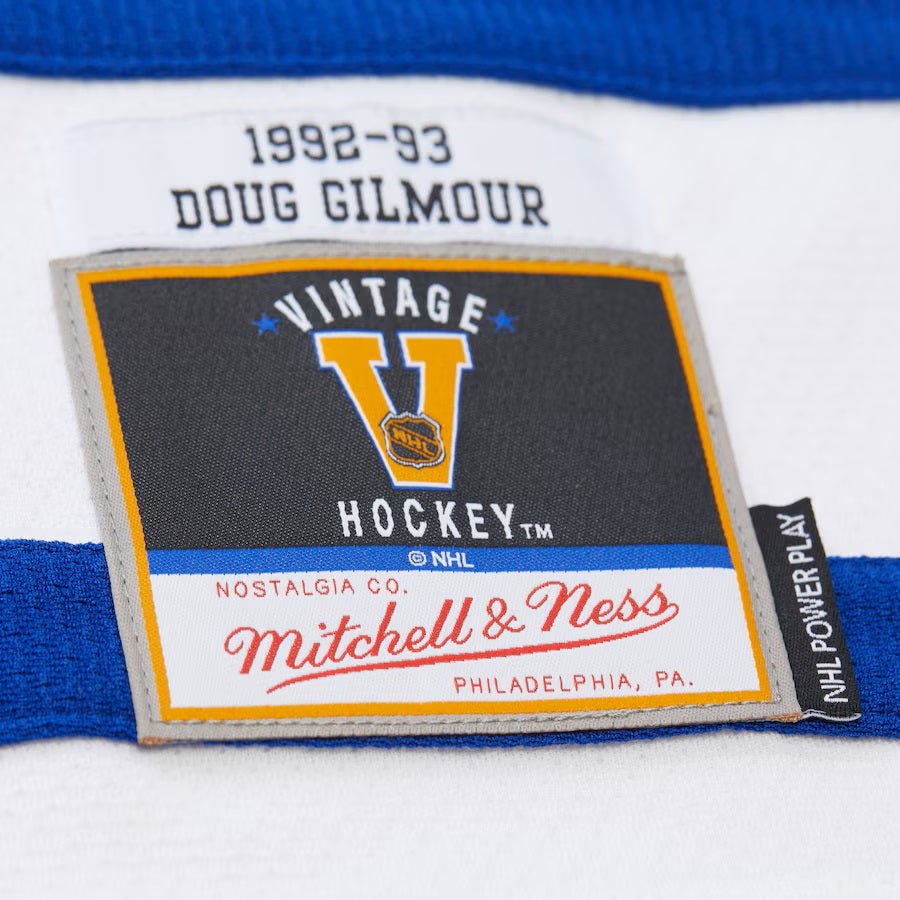Doug Gilmour Toronto Maple Leafs NHL Mitchell & Ness Men White 1992 Power Play Authentic Jersey product image 9, provided