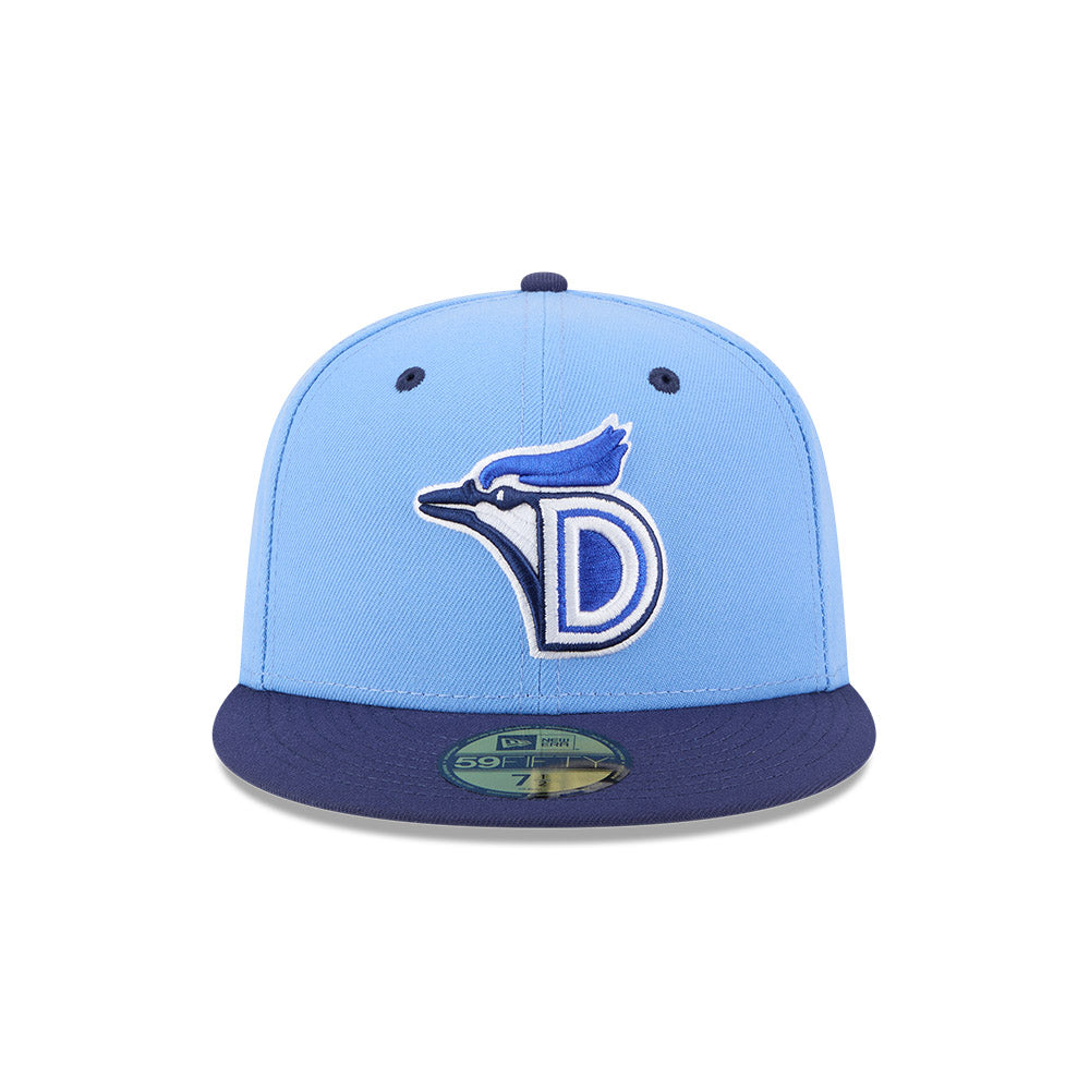 Dunedin Blue Jays MiLB New Era Men Light Blue/Navy 59Fifty Authentic Collection Fitted Hat product image 3, provided for