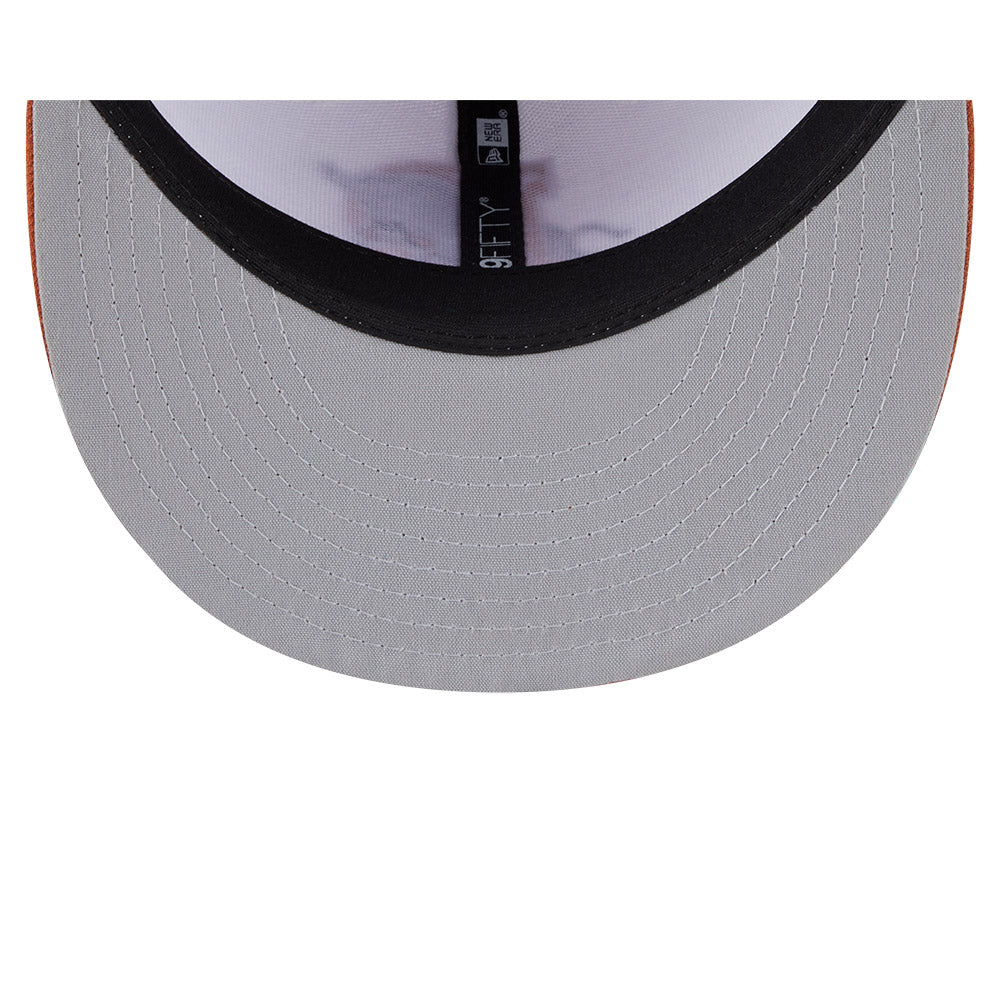 Durham Bulls MiLB New Era Men White/Orange 59Fifty Authentic Collection Fitted Hat product image 7, provided for visual