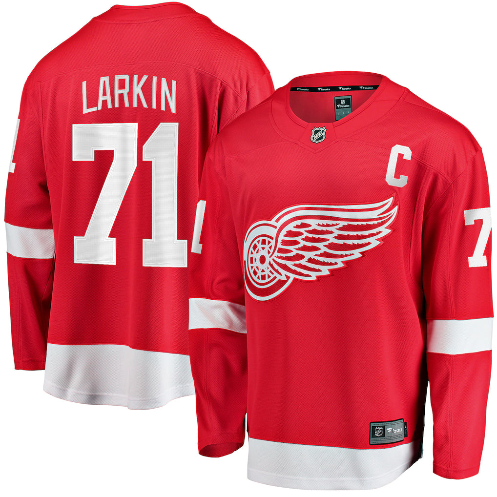 Dylan Larkin Detroit Red Wings NHL Fanatics Branded Men Red Breakaway Jersey product image 3, provided for visual reference