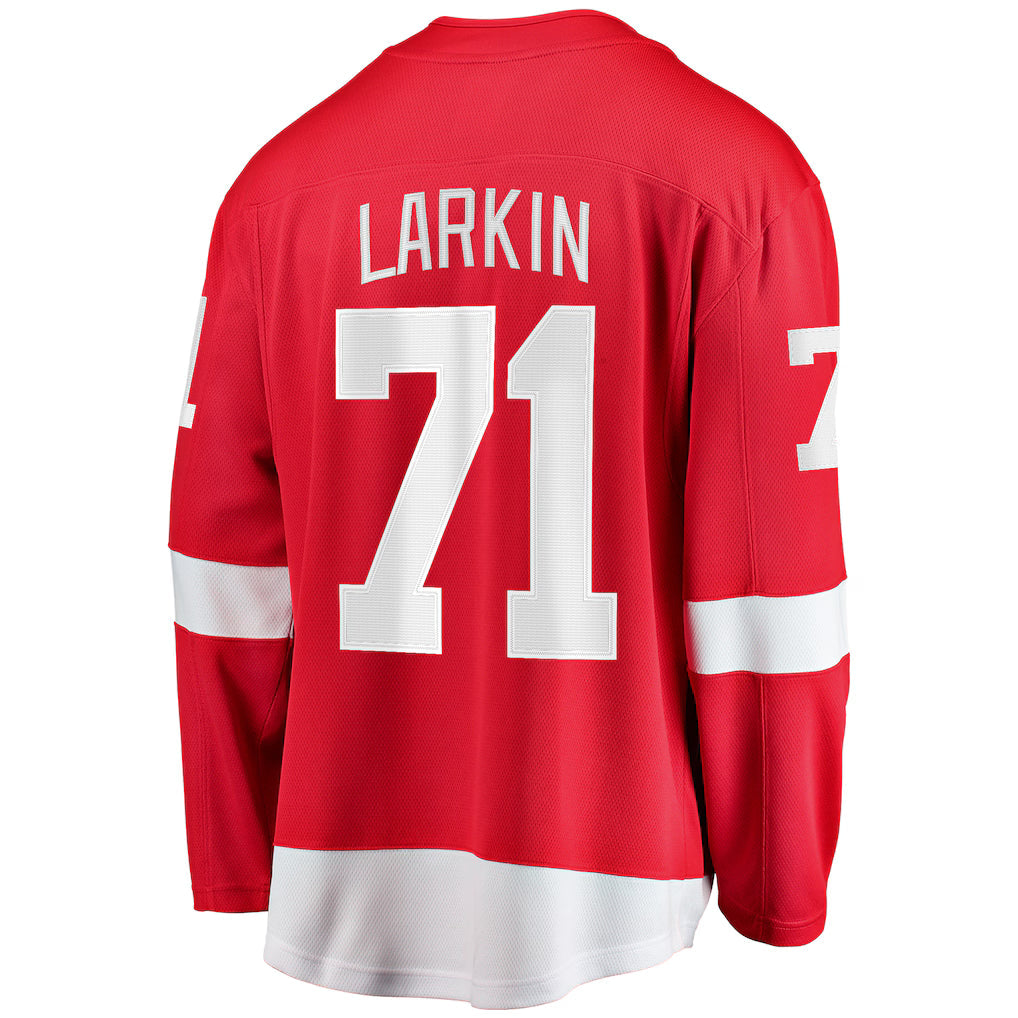 Dylan Larkin Detroit Red Wings NHL Fanatics Branded Men Red Breakaway Jersey product image 1, provided for visual reference