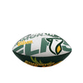 Edmonton Elks CFL Wilson Wraparound Mini Football product image 1, provided for visual reference and product detail review