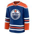 Edmonton Oilers NHL Fanatics Branded Men Royal Blue Premium Jersey product image 1, provided for visual reference and