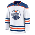 Edmonton Oilers NHL Fanatics Branded Men White Premium Jersey product image 1, provided for visual reference and product