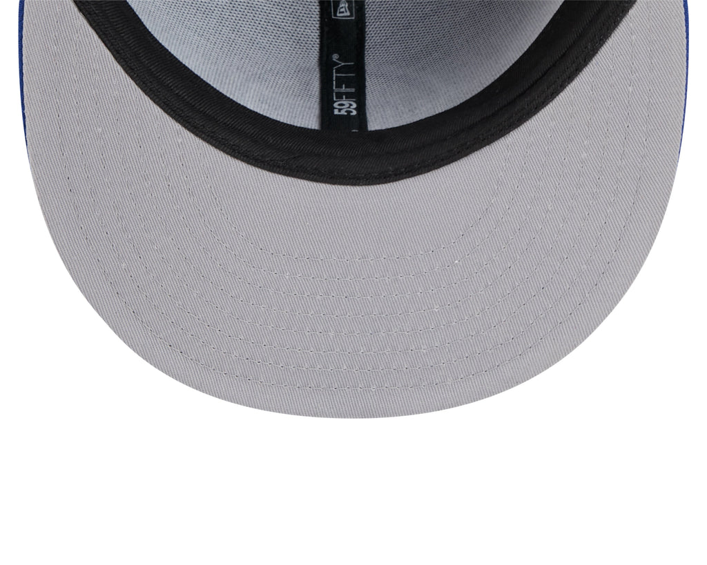 Edmonton Oilers NHL New Era Men Royal Blue 59Fifty Core Fitted Hat product image 7, provided for visual reference and