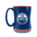 Edmonton Oilers NHL TSV 14oz Blue Sculpted Mug product image 1, provided for visual reference and product detail review