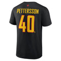 Elias Pettersson Vancouver Canucks NHL Fanatics Branded Men Black Alternate Authentic T Shirt product image 1, provided for