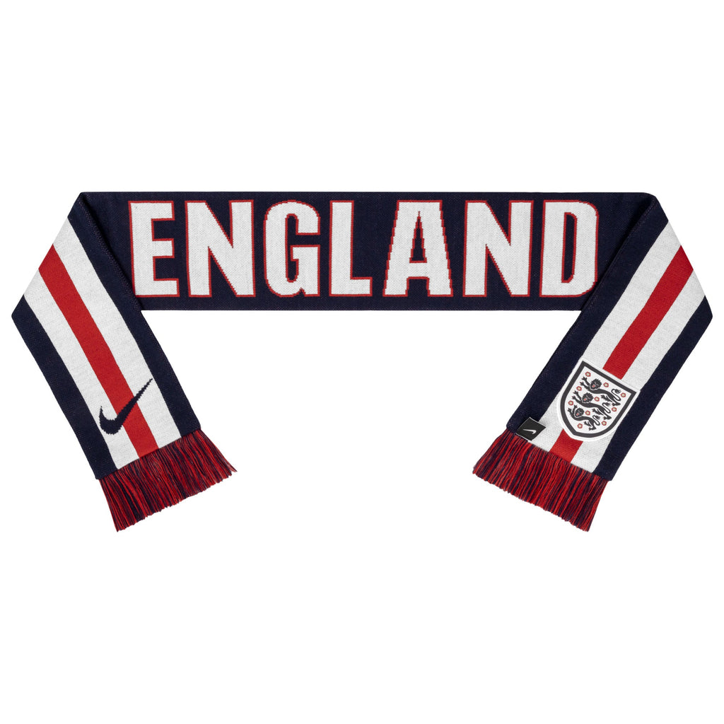 England National Team FIFA Nike Navy Local Verbiage Scarf product image 1, provided for visual reference and product detail