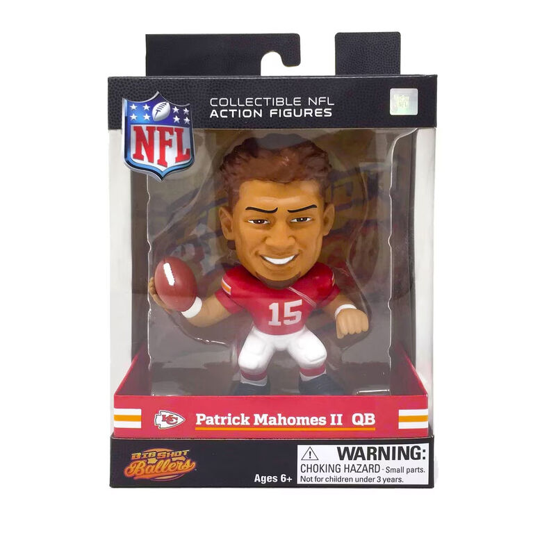 Patrick Mahomes Kansas City Chiefs NFL Big Shot Ballers Figure product image 1, provided for visual reference and product