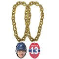 Cole Caufield #13 Montreal Canadiens NHL FanFave FaceChain Gold Necklace product image 1, provided for visual reference and