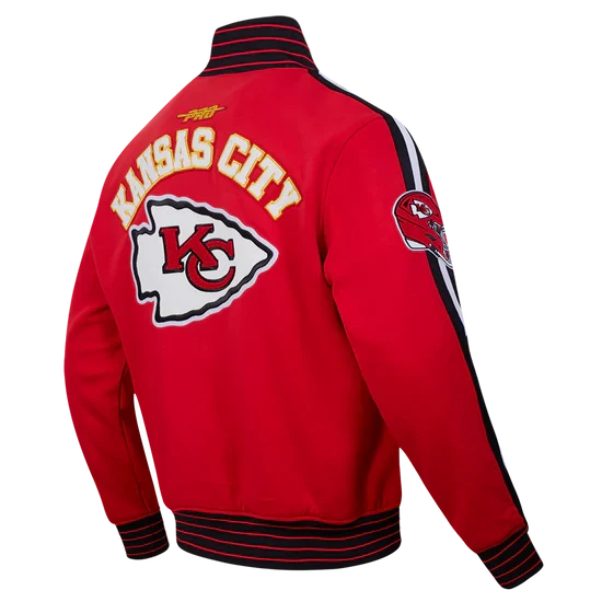 Kansas City Chiefs NFL Pro Standard Game Day Men Double Knit Jacket product image 2, provided for visual reference and