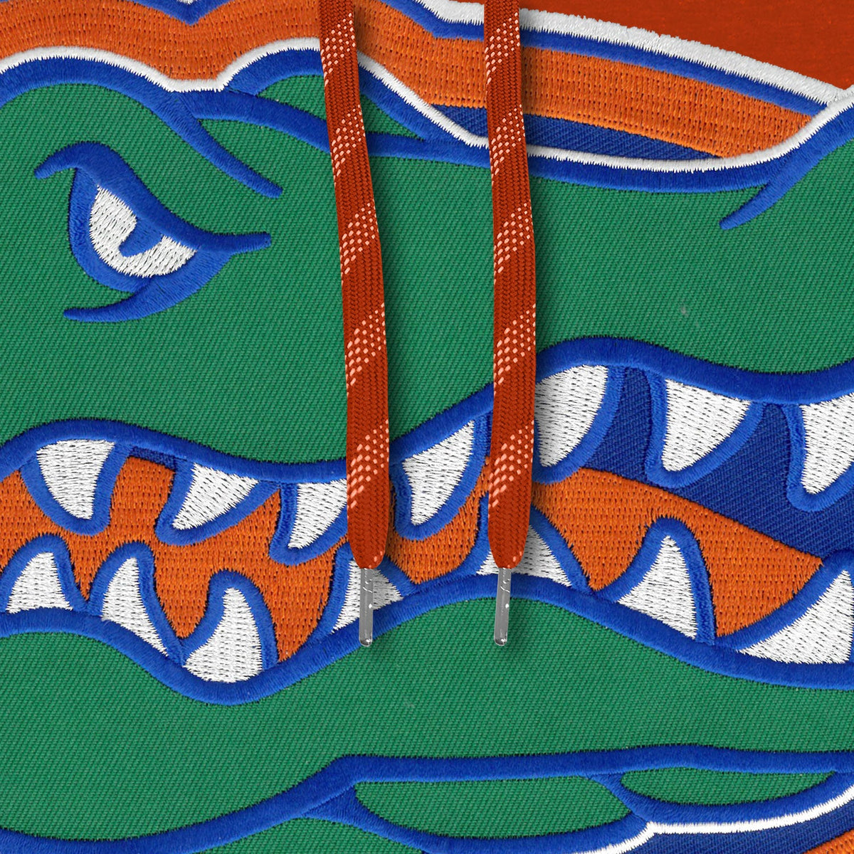 Florida Gators NCAA Bulletin Men Orange Express Twill Logo Hoodie product image 2, provided for visual reference and product