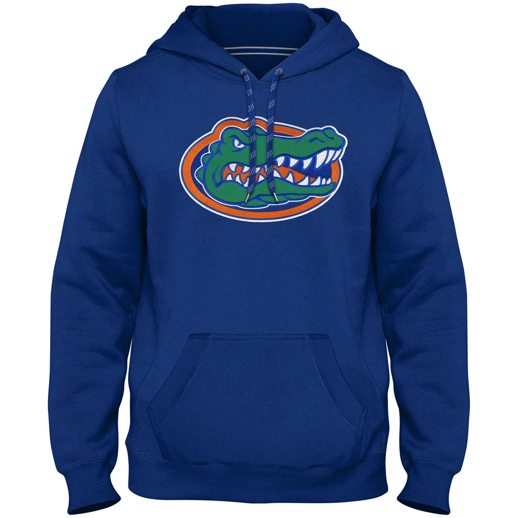Florida Gators NCAA Bulletin Men Royal Express Twill Logo Hoodie product image 1, provided for visual reference and product