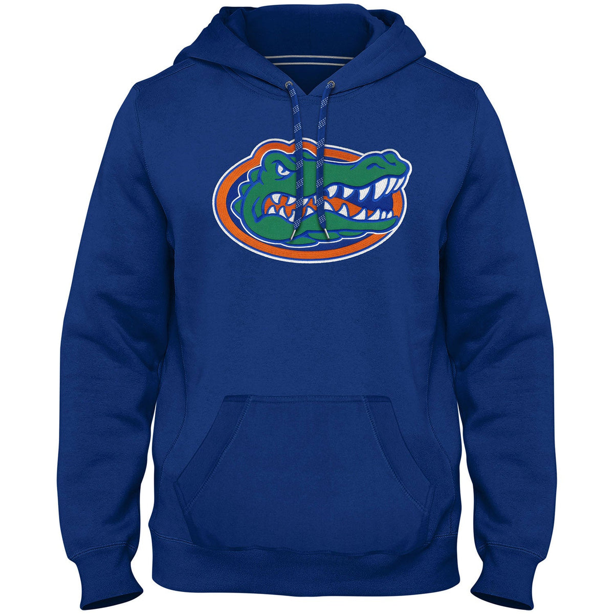 Florida Gators NCAA Bulletin Men Royal Express Twill Logo Hoodie product image 1, provided for visual reference and product